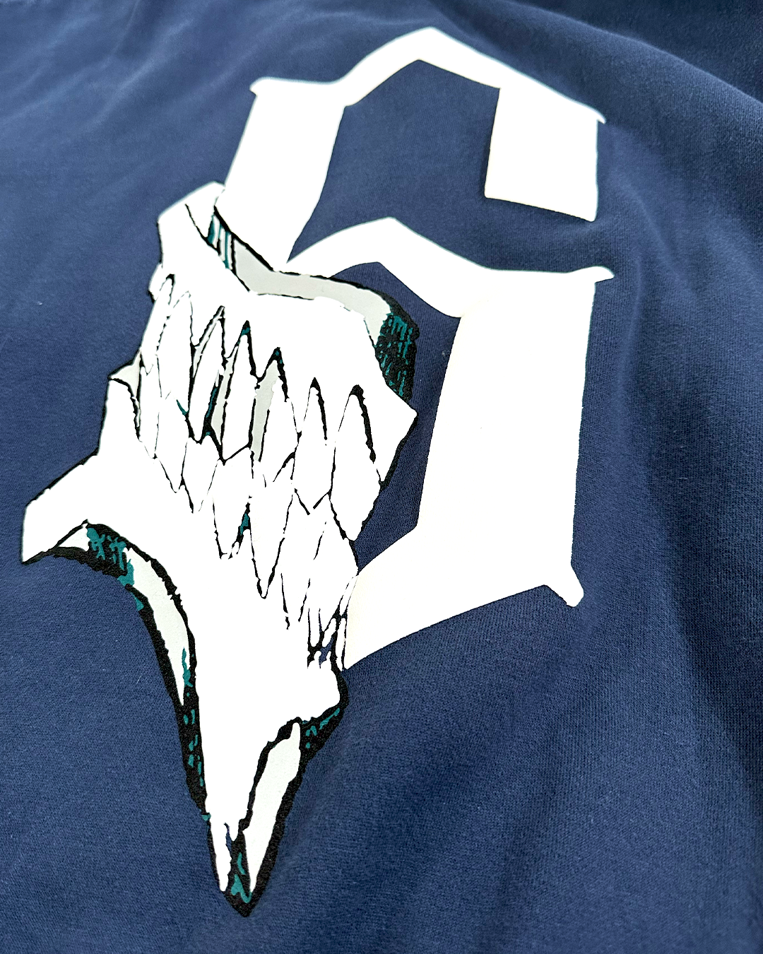 Los Numeros 6 Navy Full Zip Hoodie