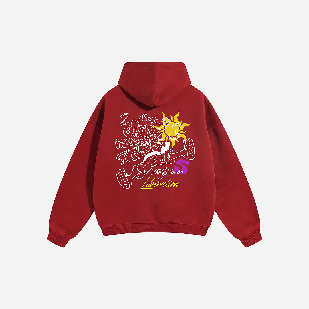 G5 Sun God Crimson Red Hoodie