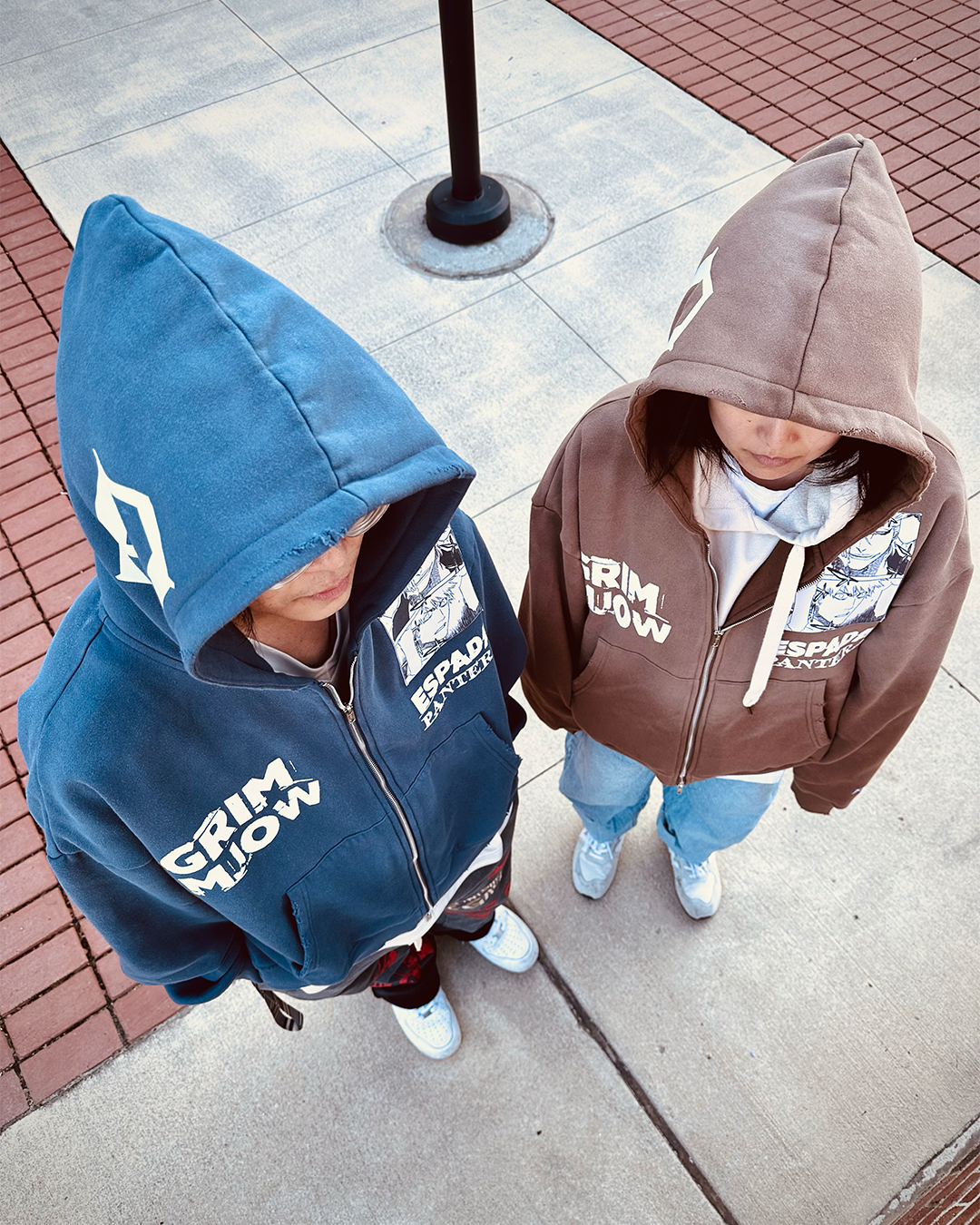 Los Numeros 6 Navy Full Zip Hoodie