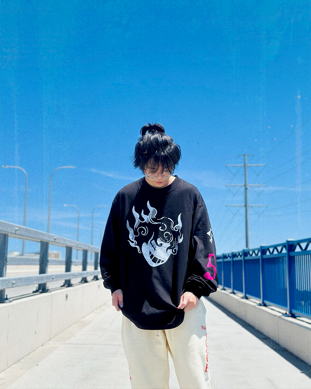 G-5 Sun God Black Long Sleeve