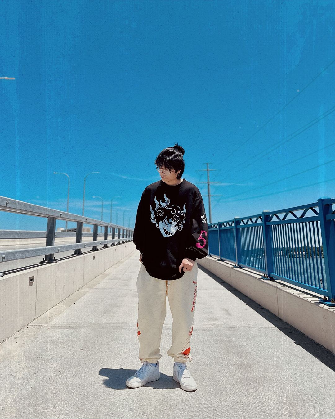 G-5 Sun God Black Long Sleeve