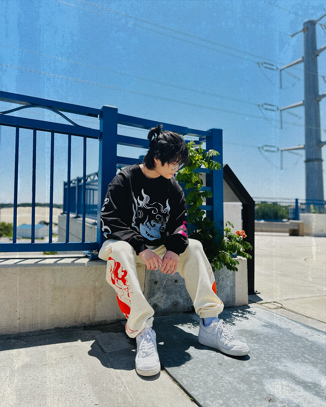 G-5 Sun God Black Long Sleeve