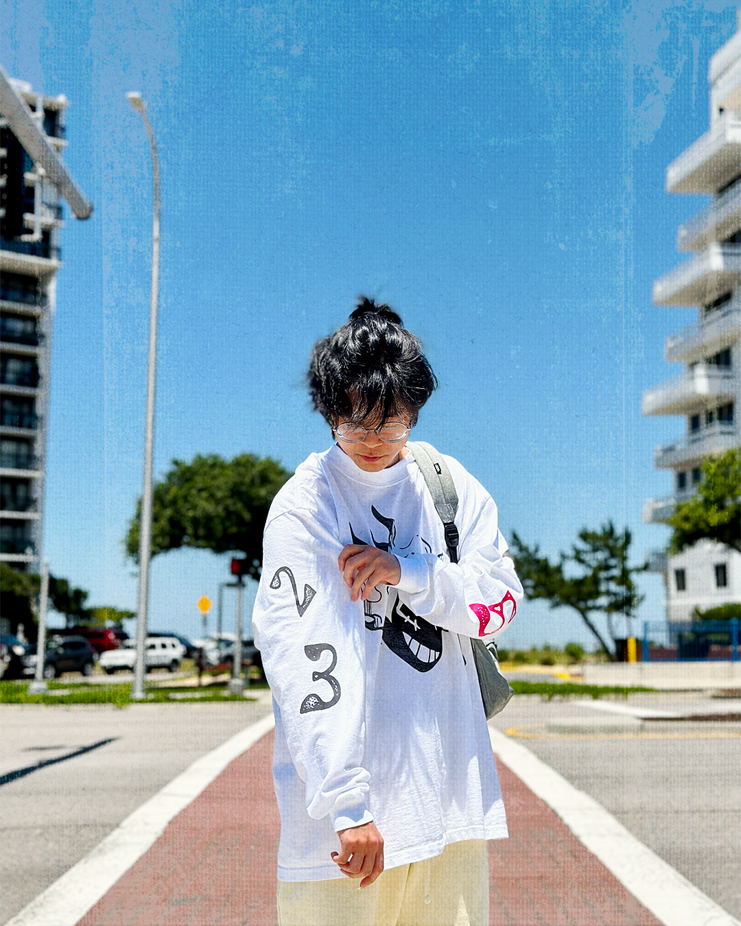 G-5 Sun God White Long Sleeve Shirt