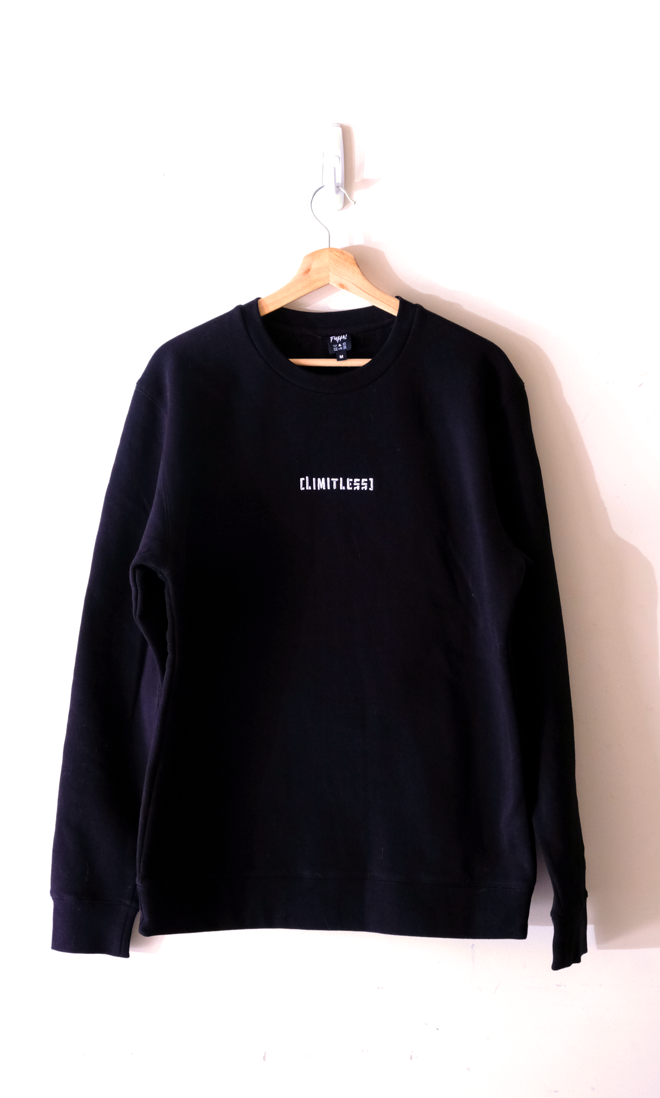 Limitless Black Crewneck Sweater