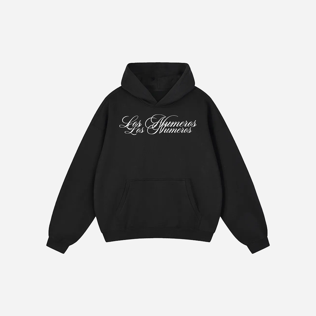Los Numeros 6 Black Hoodie