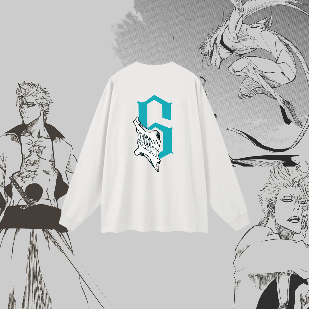 Los Numeros 6 White Long Sleeve