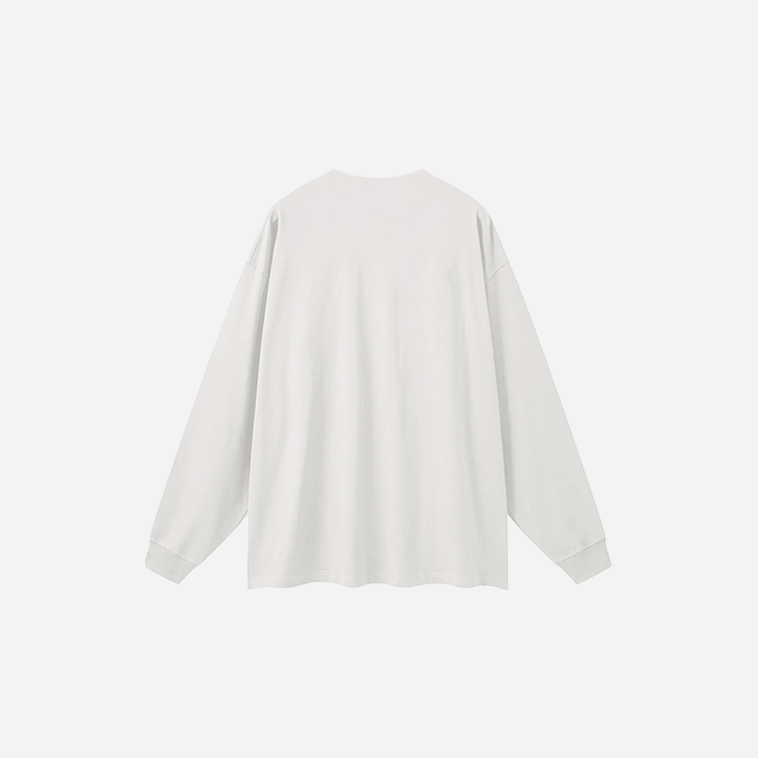 Captain 4 Panel White Long Sleeve