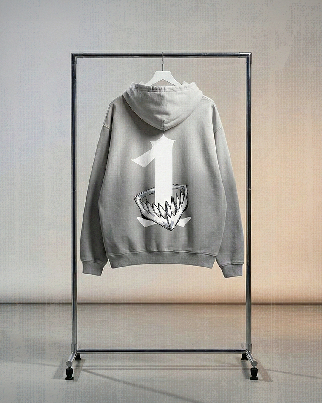 Los Numeros 1 Cement — Sun Fade Hoodie