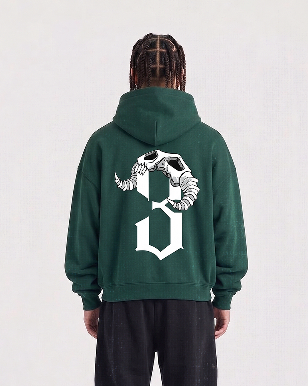 Los Numeros 3 Eden Green Hoodie