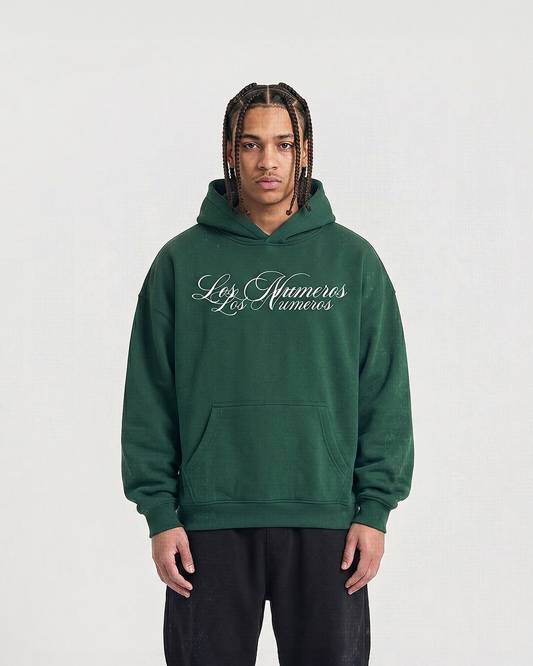 Los Numeros 3 Eden Green Hoodie