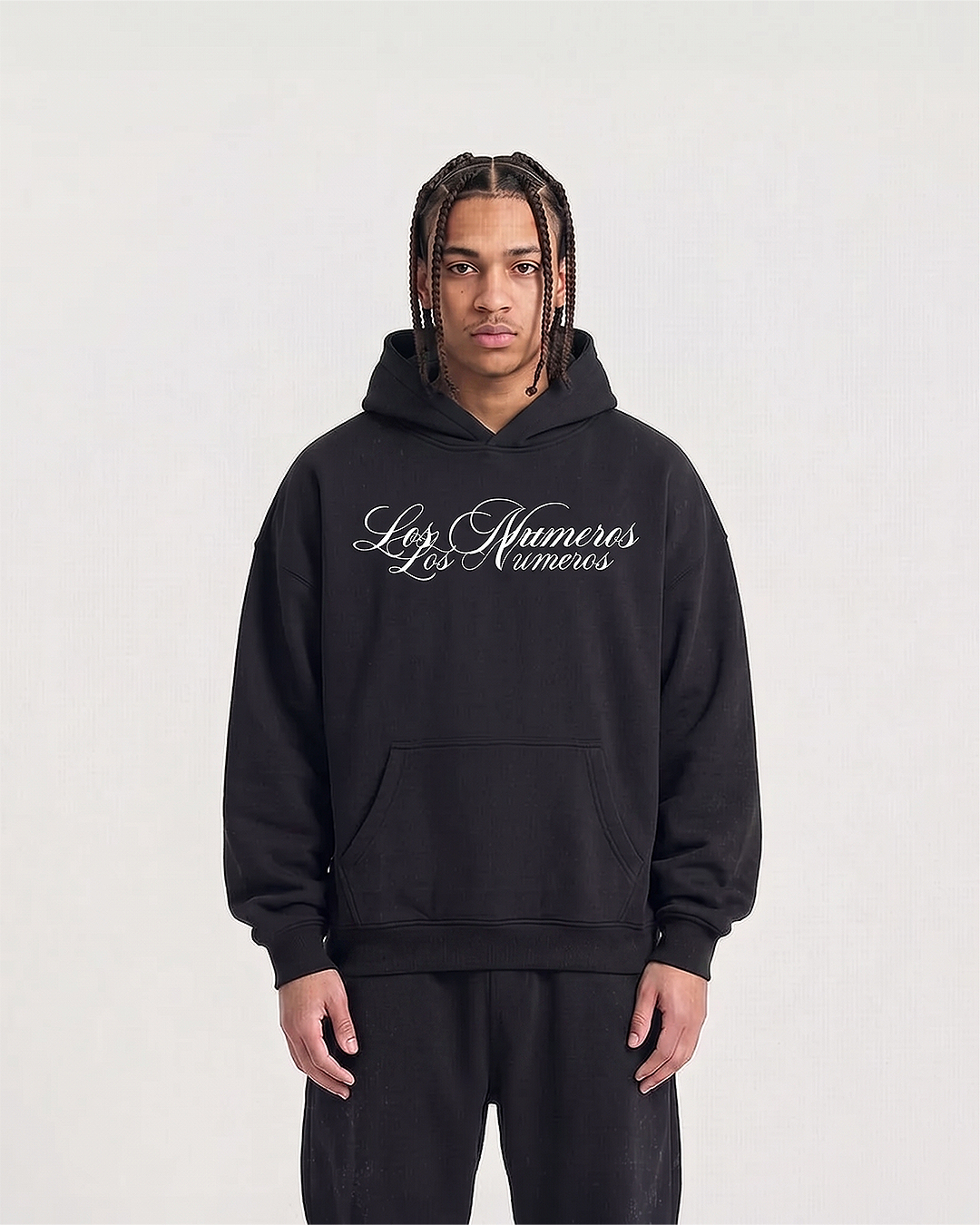 Los Numeros 4 Black Hoodie