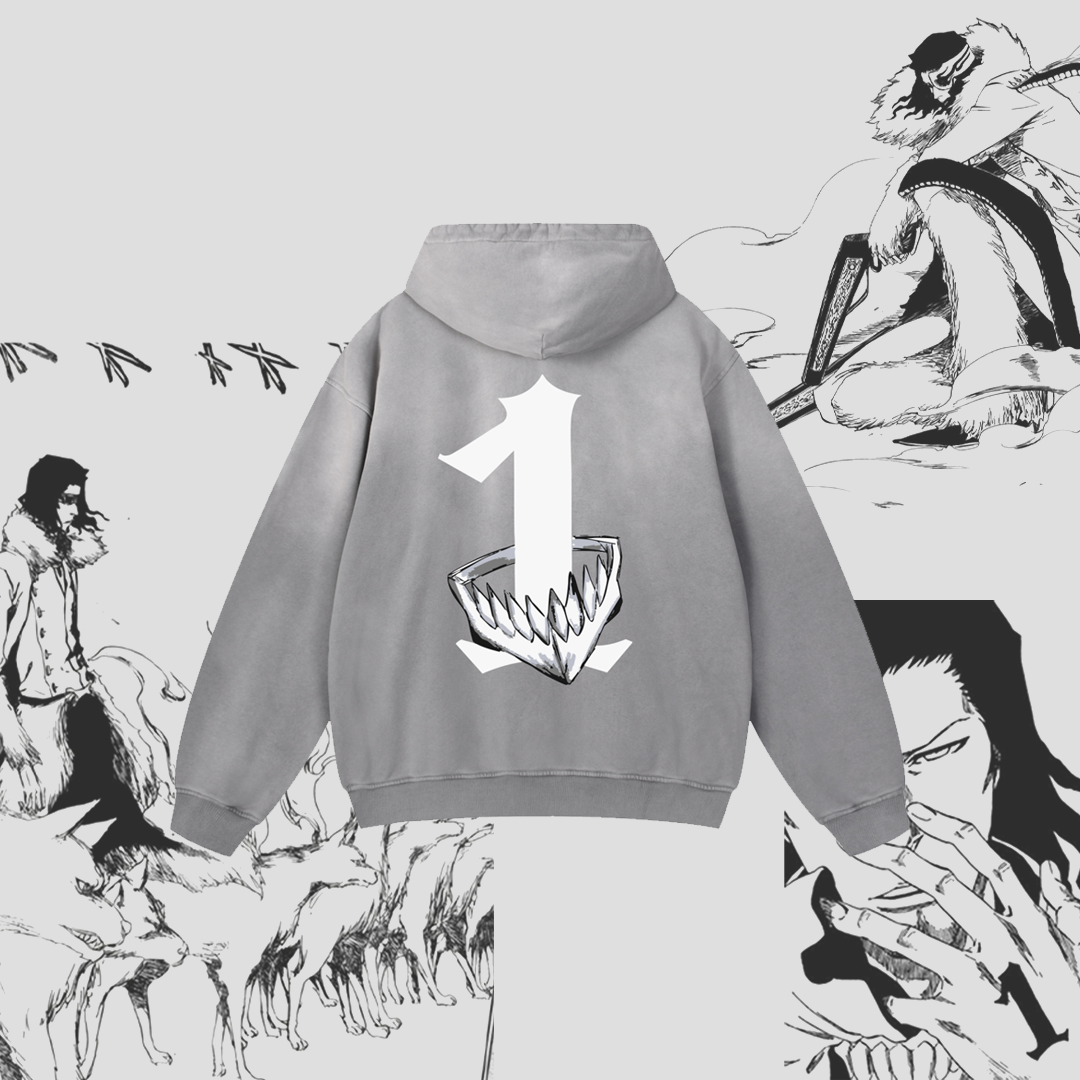 Los Numeros 1 Cement Hoodie