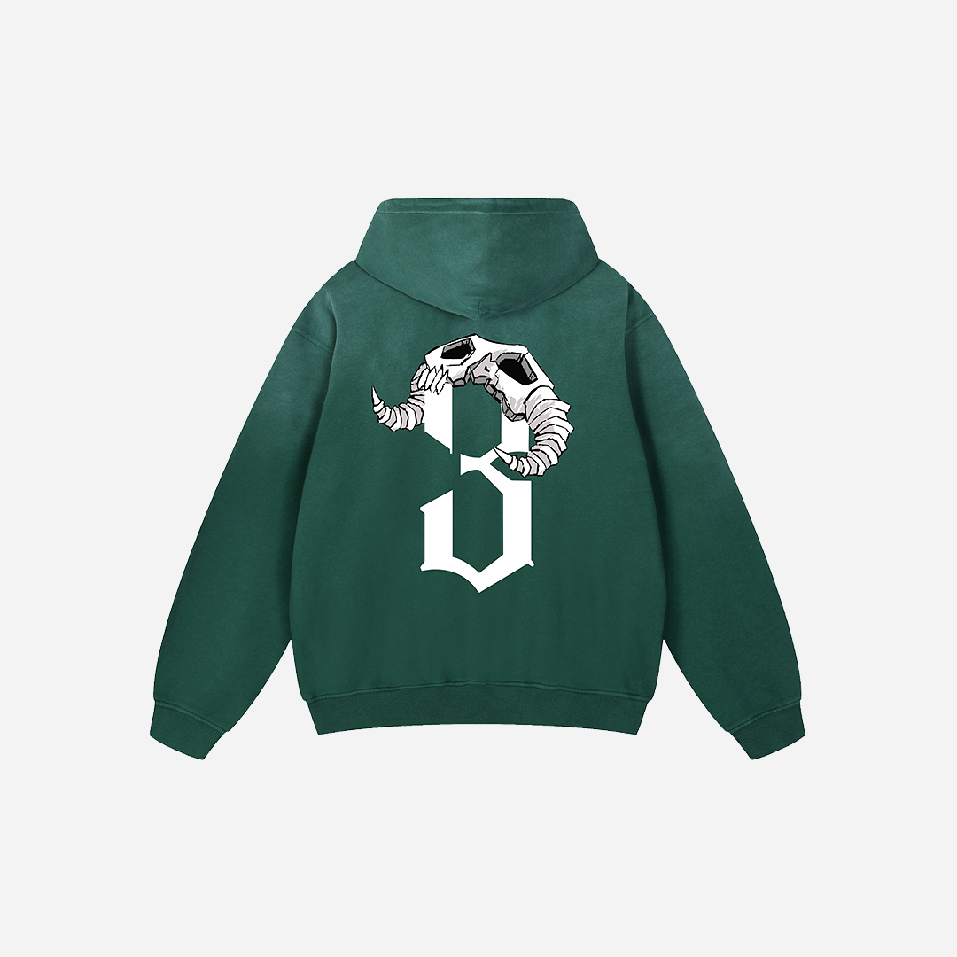 Los Numeros 3 Forest — Sun Fade Hoodie