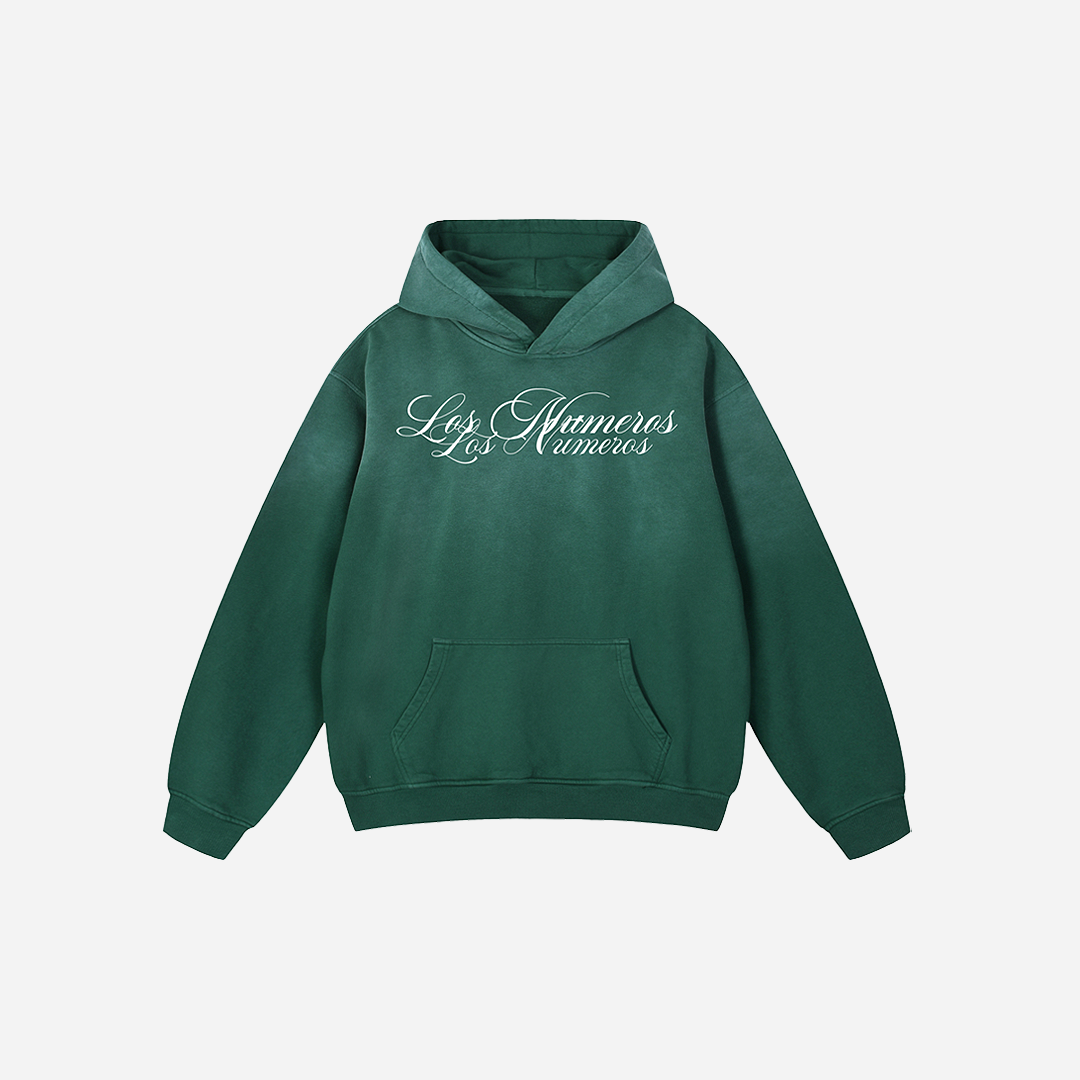 Los Numeros 3 Forest — Sun Fade Hoodie