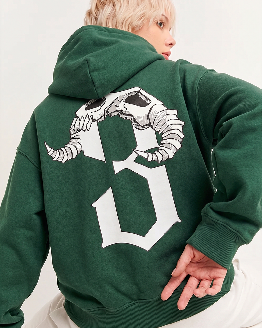 Los Numeros 3 Eden Green Hoodie