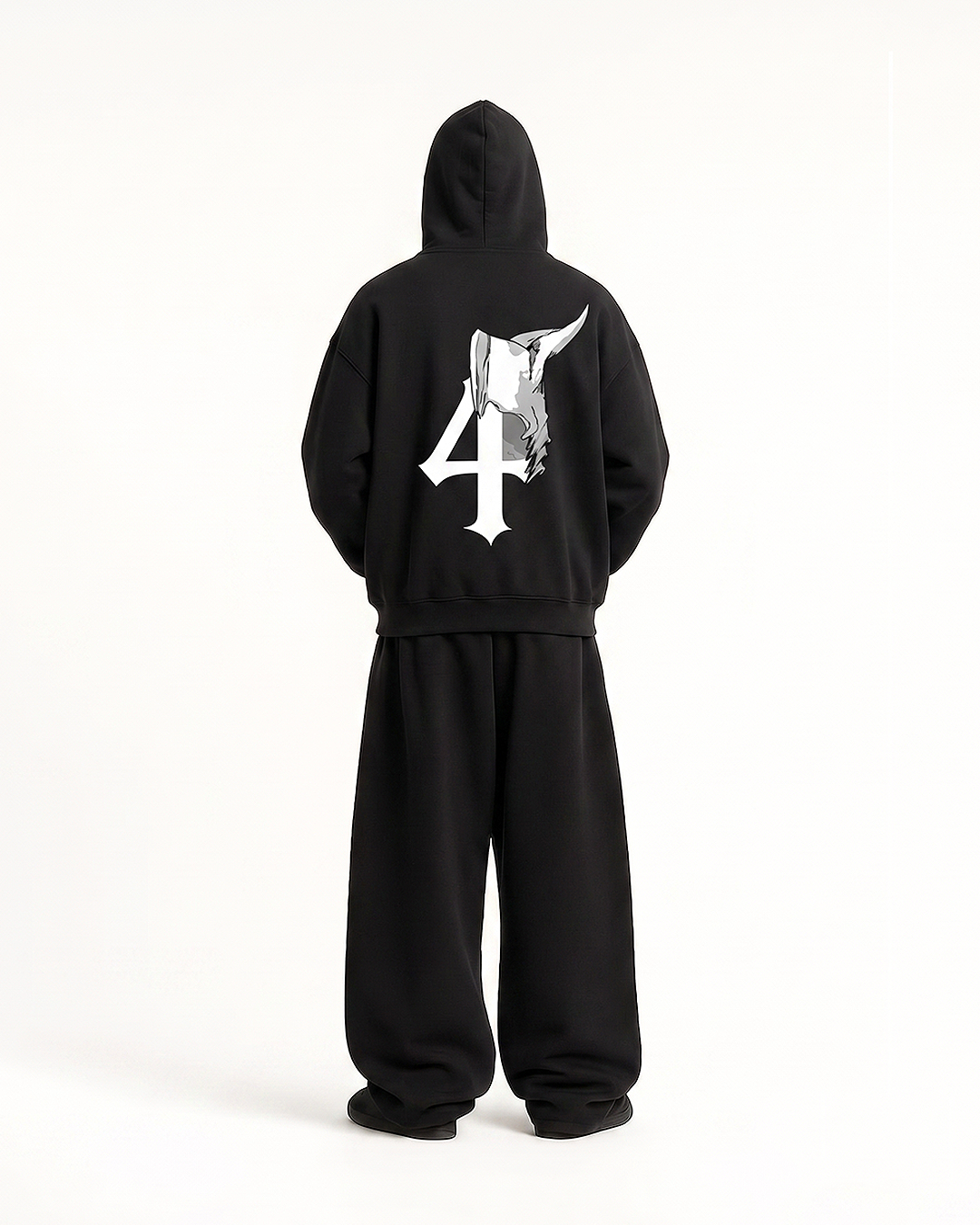 Los Numeros 4 Black Hoodie