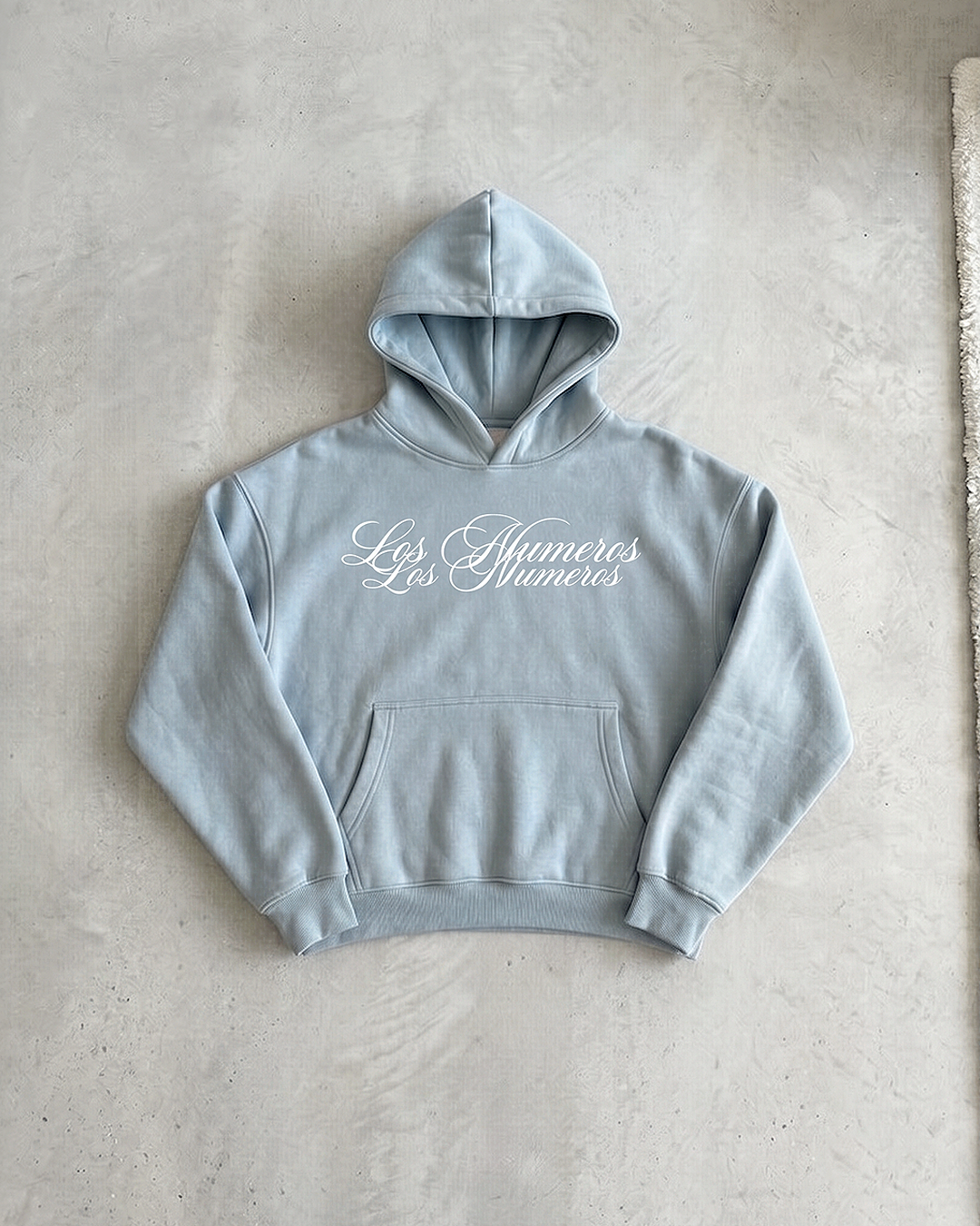 Los Numeros 6 Baby Blue Hoodie