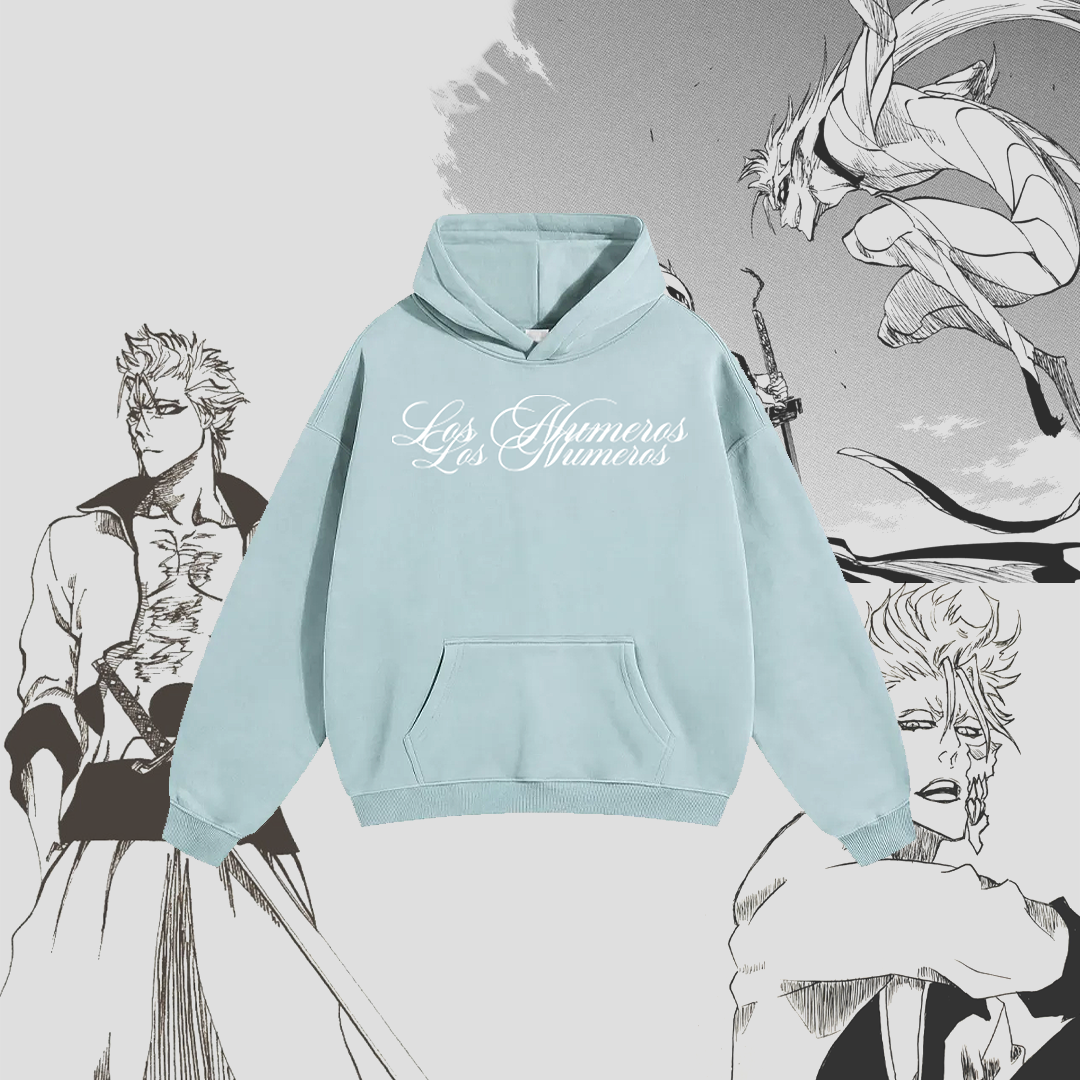 Los Numeros 6 Baby Blue Hoodie