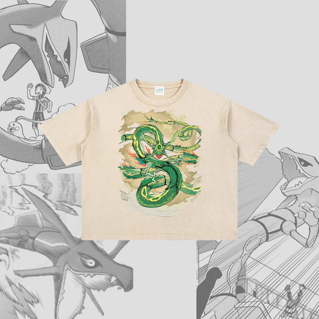 Sky King Apricot Wash Boxy Cotton Tee