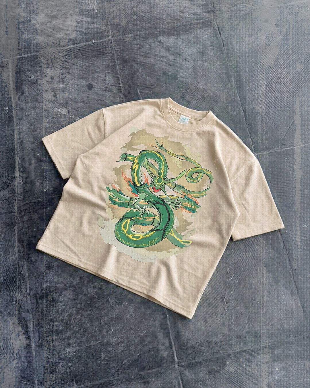 Sky King Apricot Boxy Tee