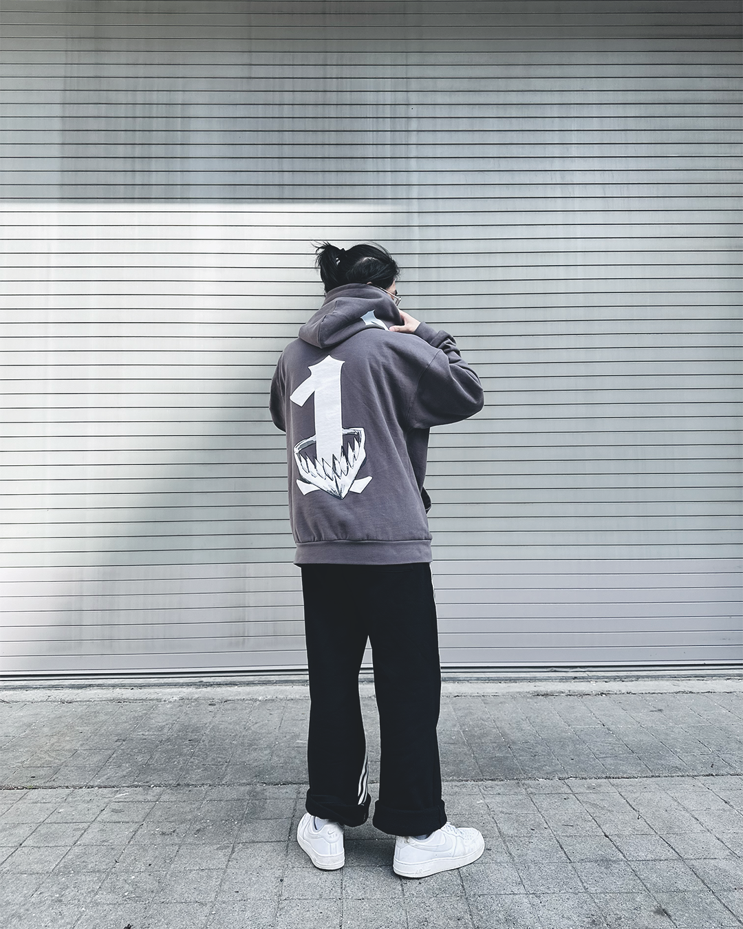 Los Numeros 1 Asphalt Hoodie