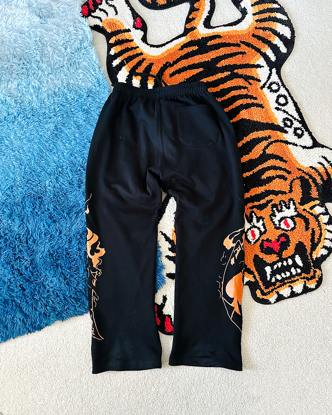 Ace Flame Spade Black Sweatpants