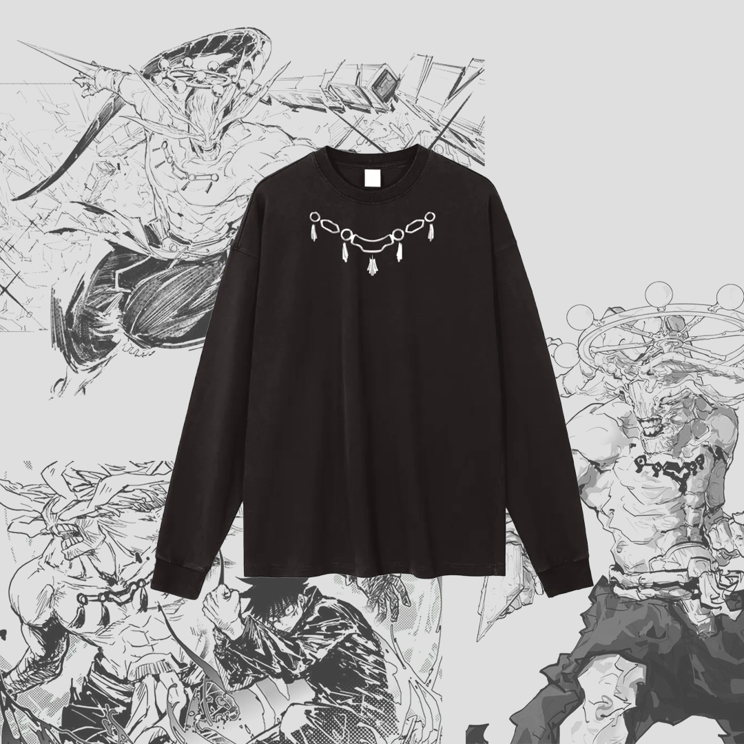 Divine General Vintage Washed Black Long Sleeve