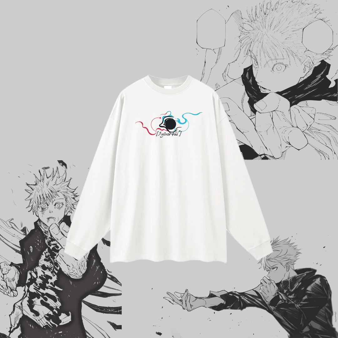 Infinite Void White Long Sleeve