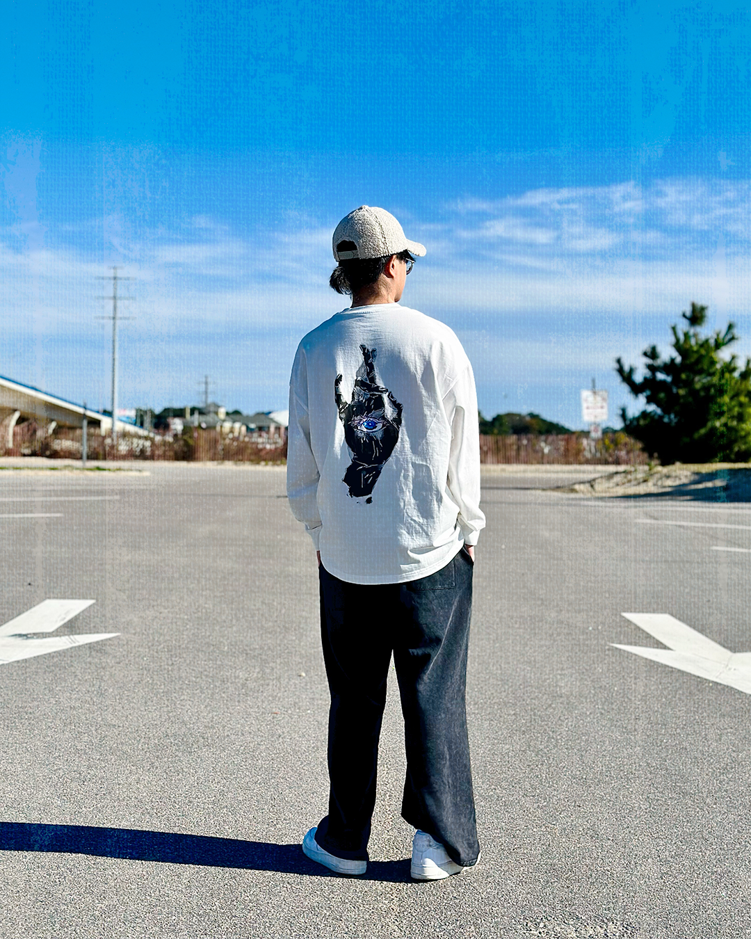 Infinite Void White Long Sleeve