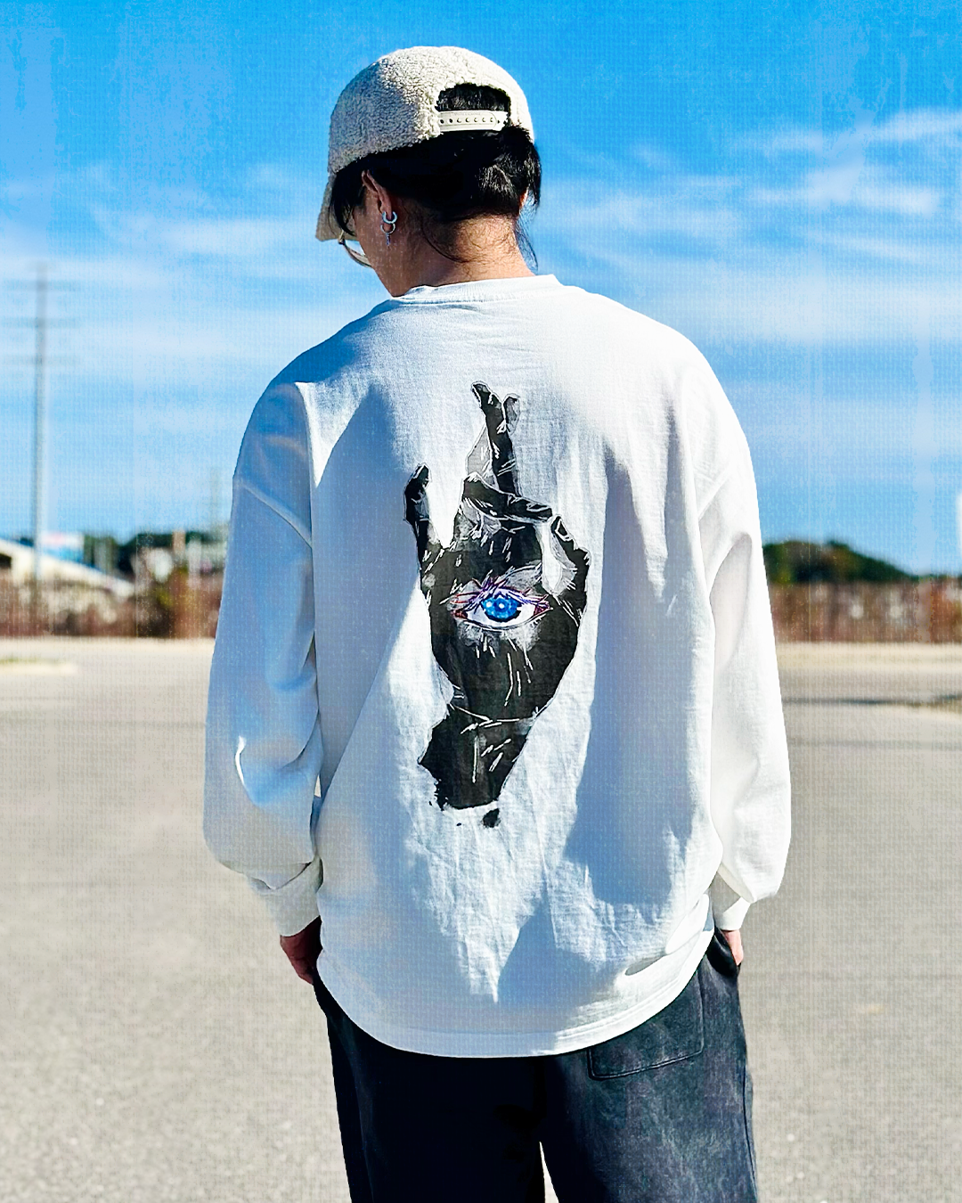 Infinite Void White Long Sleeve
