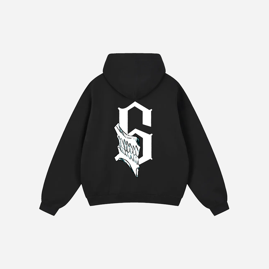 Los Numeros 6 Black Hoodie