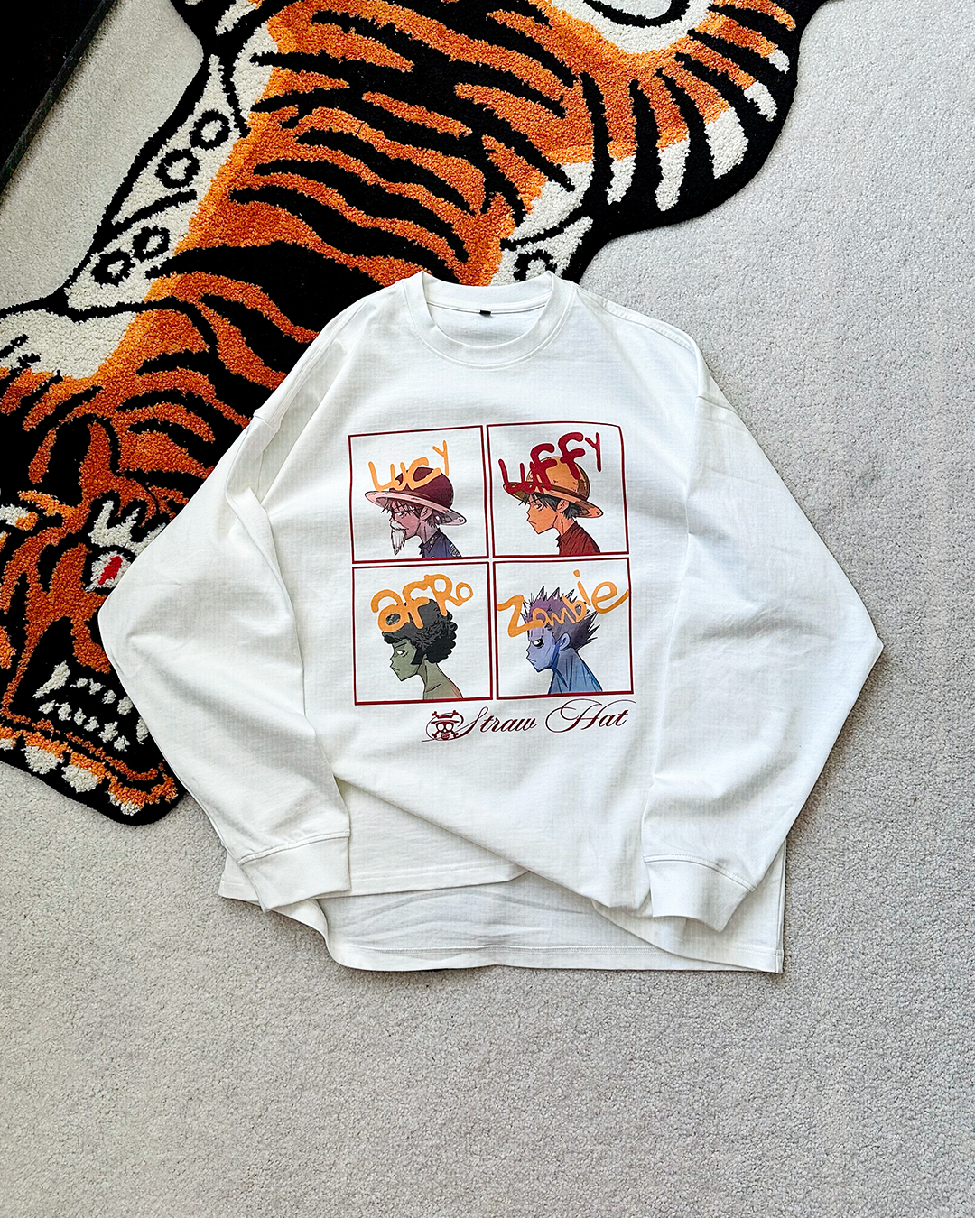 Captain 4-Panel White Long Sleeve