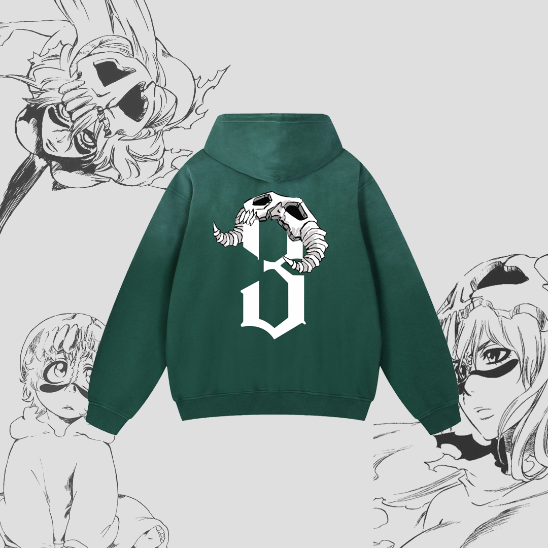 Los Numeros 3 Forest — Sun Fade Hoodie