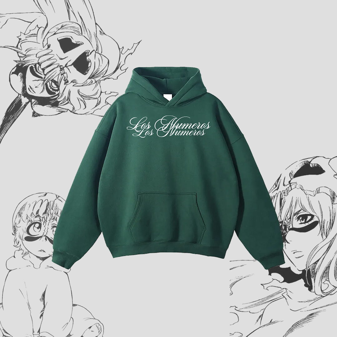 Los Numeros 3 Eden Green Hoodie