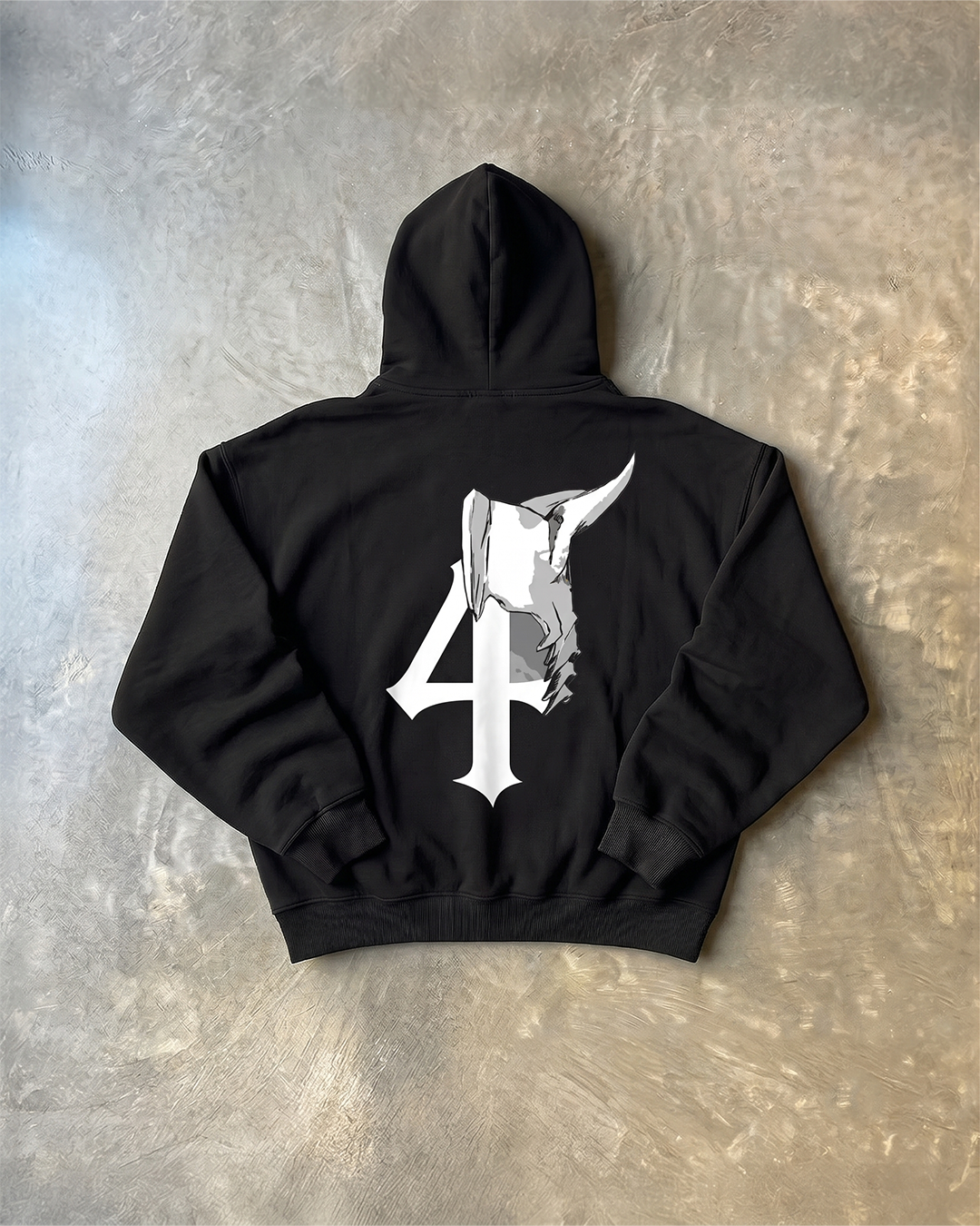 Los Numeros 4 Black Hoodie