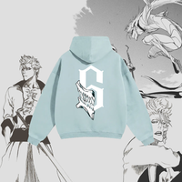 Los Numeros 6 Baby Blue Hoodie