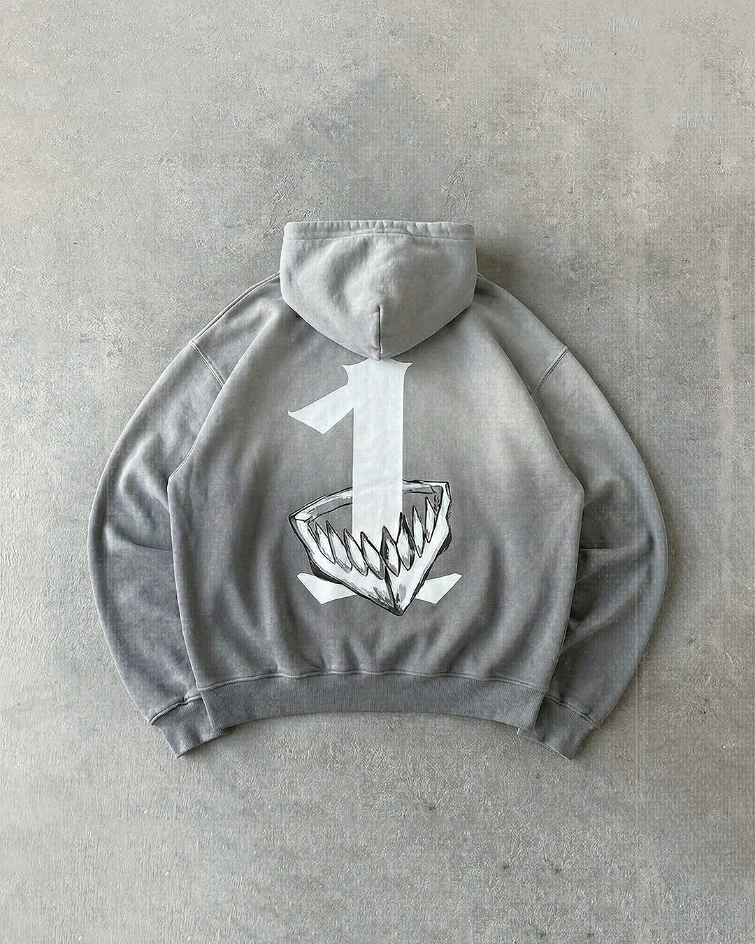 Los Numeros 1 Cement — Sun Fade Hoodie