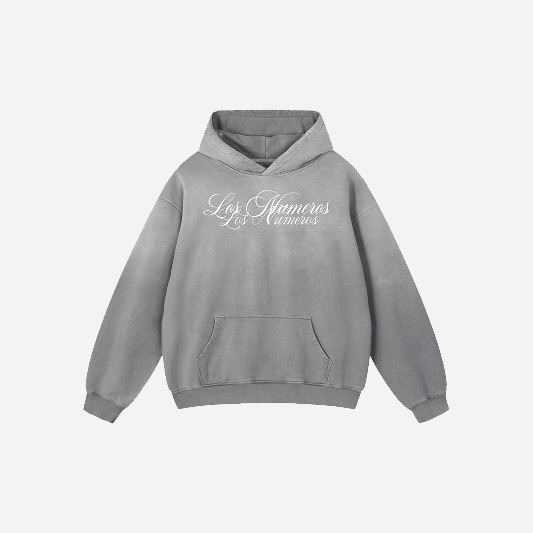 Los Numeros 1 Cement — Sun Fade Hoodie