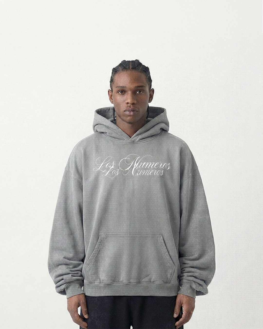 Los Numeros 1 Cement — Sun Fade Hoodie