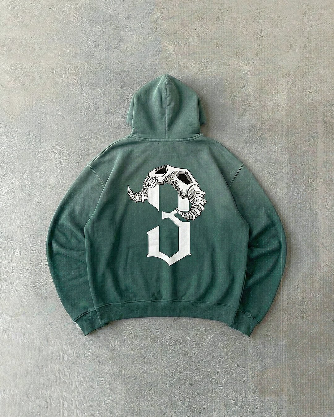 Los Numeros 3 Forest — Sun Fade Hoodie