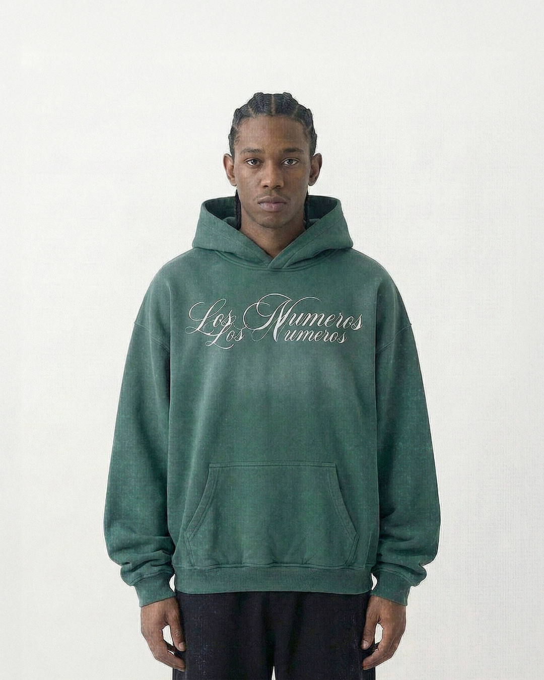 Los Numeros 3 Forest — Sun Fade Hoodie