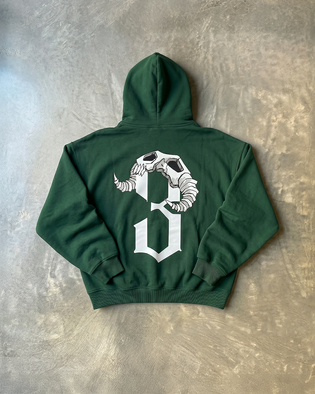 Los Numeros 3 Eden Green Hoodie