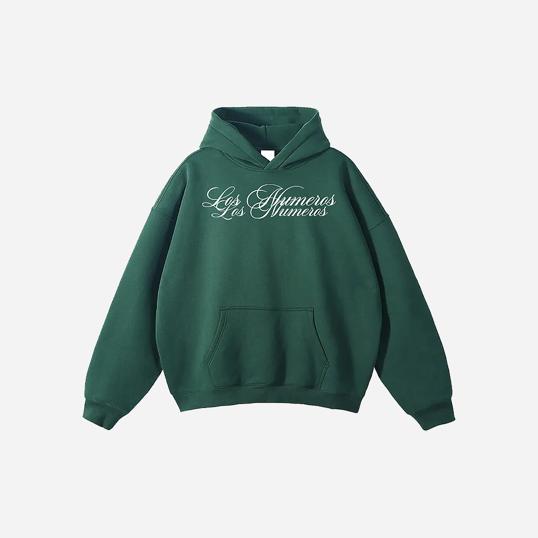 Los Numeros 3 Eden Green Hoodie