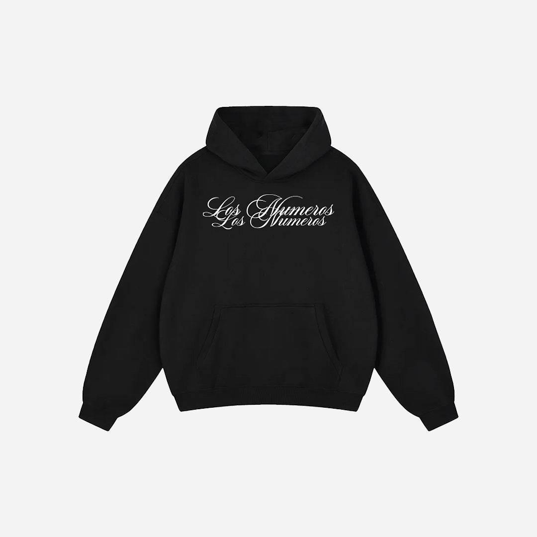Los Numeros 4 Black Hoodie