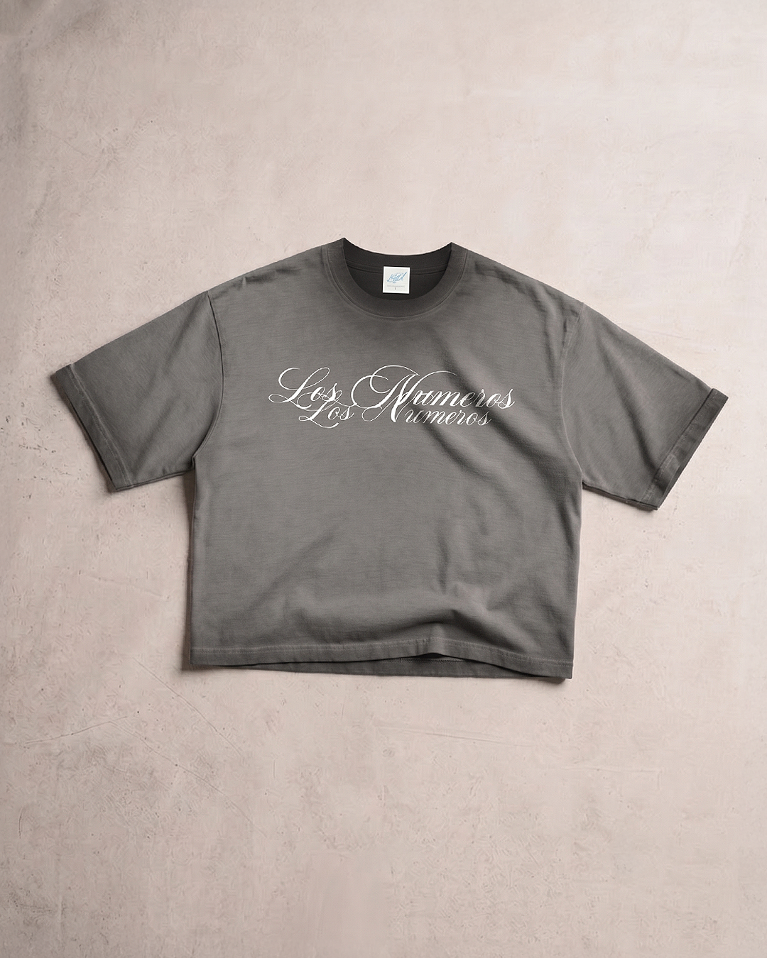 Los Numeros 4 Charcoal Tee