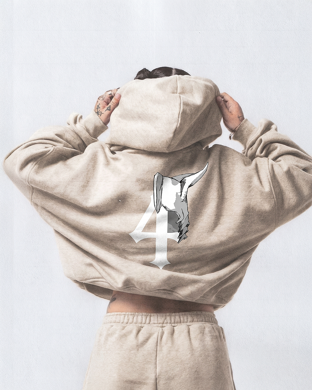 Los Numeros 4 Oat Hoodie