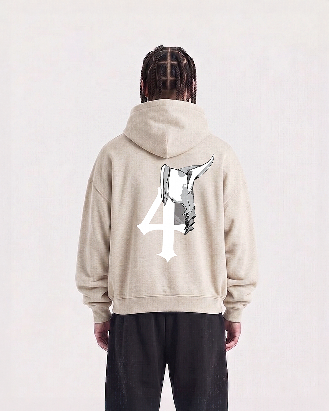 Los Numeros 4 Oat Hoodie
