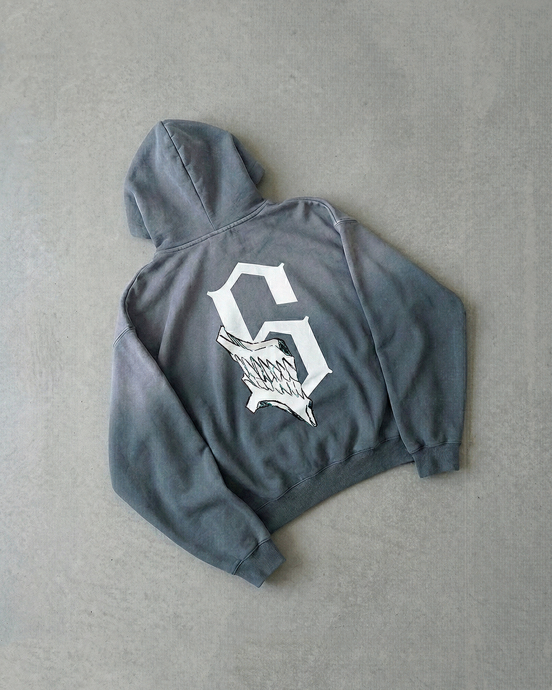 Los Numeros 6 Slate Hoodie