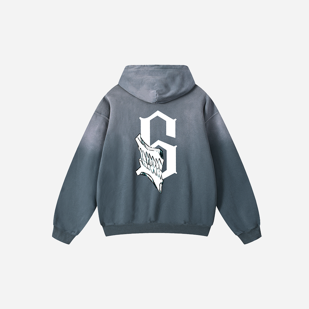 Los Numeros 6 Slate — Sun Fade Hoodie