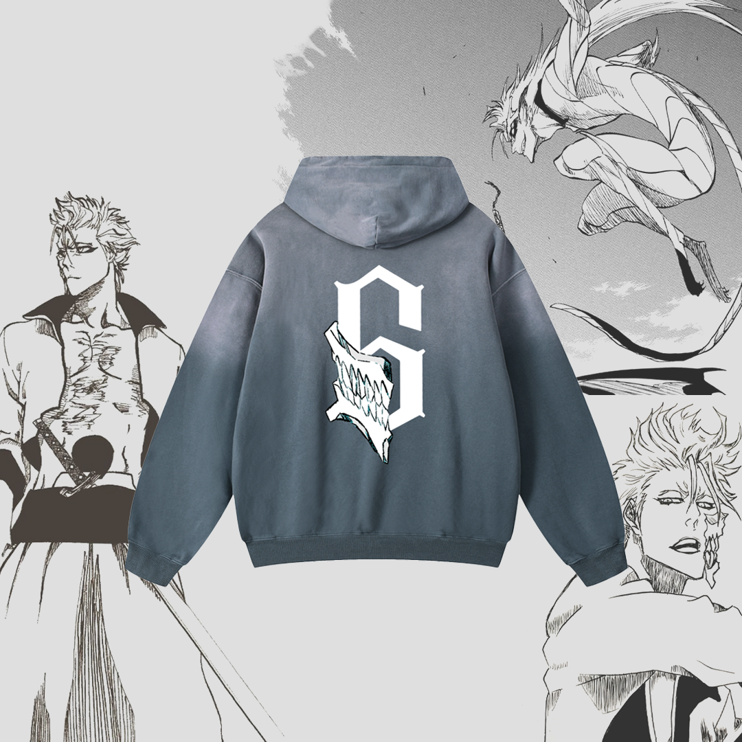 Los Numeros 6 Slate — Sun Fade Hoodie